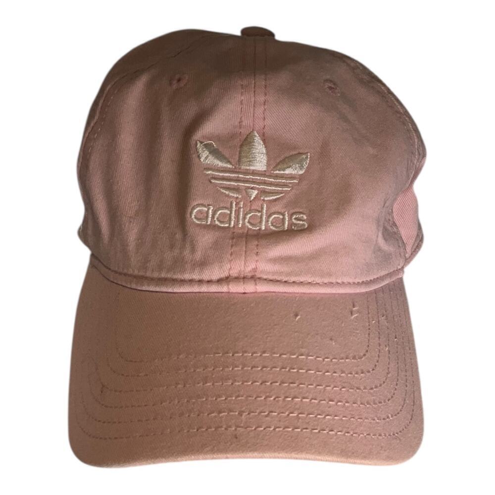 ADIDAS Baby Pink Baseball Cap One Size Fits Most 100 % Cotton Active Outdoors